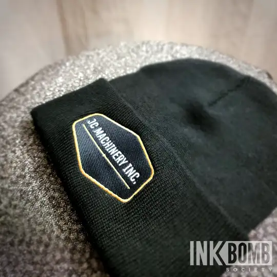 Embroidery Services Custom Winter hats from Ink Bomb for company uniforms