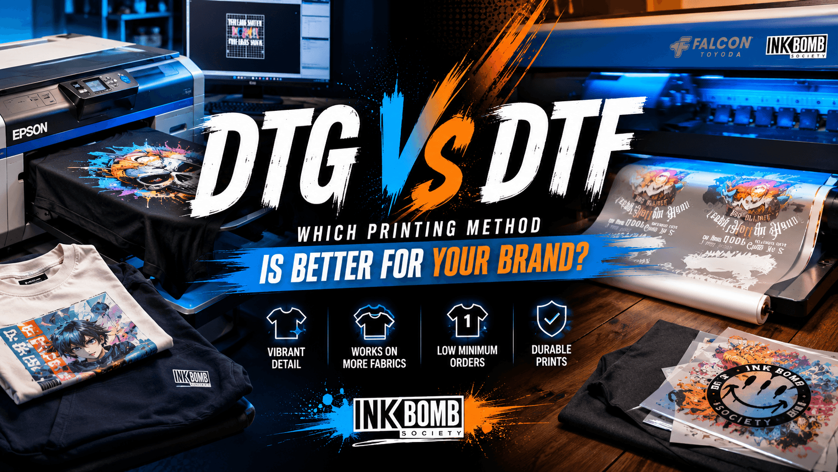 DTG Vs DTF Printing: Which Method Is Better For Your Brand?