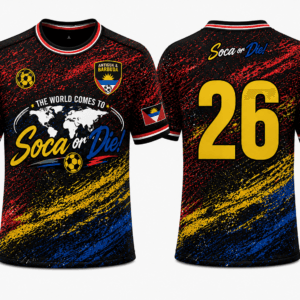 Soca or Die Antigua and Barbuda Soccer Jersey