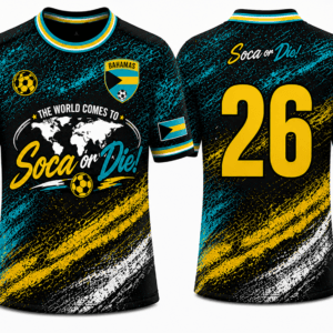 Soca or Die Bahamas Soccer Jersey