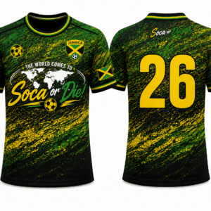 Soca or Die Jamaica Soccer Jersey