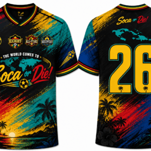 Soca or Die Soccer Jersey
