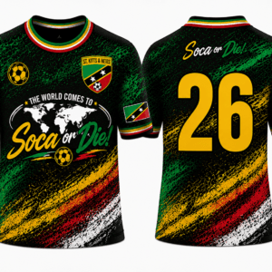 Soca or Die St. Kitts and Nevis Soccer Jersey